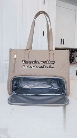 Women’s Insulated Lunch Tote Bag – Leak-Proof & Large Capacity video (1)gif